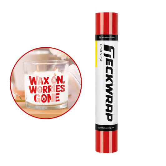 001E Series Craft Vinyl Glossy -Pure Red