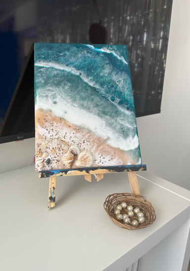Resin Art Class: Ocean Waves