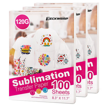 Teckwrap Sublimation Papers (120G) -300 sheets