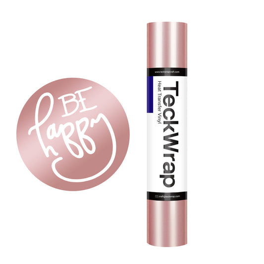 Teckwrap PU Heat Transfer Vinyl-Rose Gold