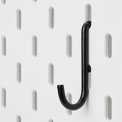 Pegboard Hook, 5 pack-black