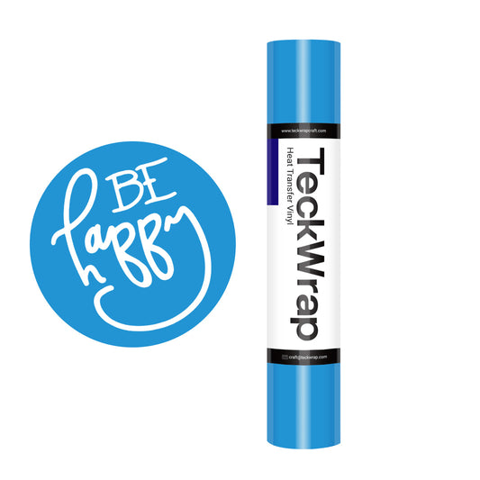 Teckwrap PU Heat Transfer Vinyl-Sky Blue