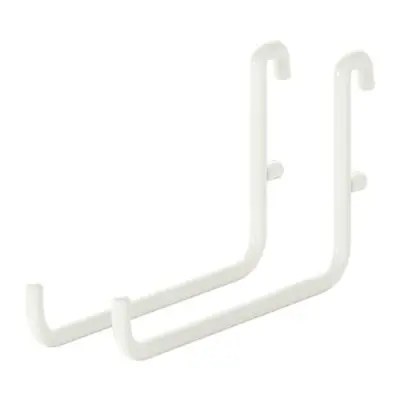 Pegboard B-019 F Hook, 2 pack - White