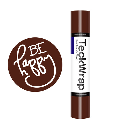 Teckwrap PU Heat Transfer Vinyl-Brown