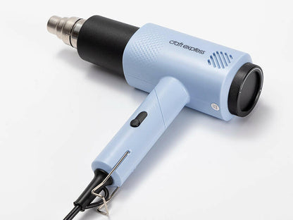 Craft Express Foldable Pacific Blue Heat Gun – Dual Temp Craft Tool