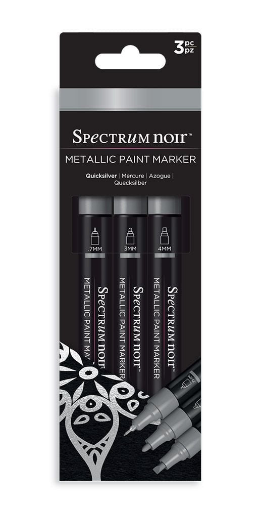 Spectrum Noir Metallic Paint Marker-Silver